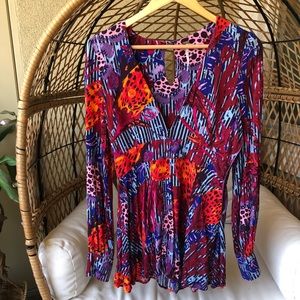 Free People Audrey Long Sleeve Romper